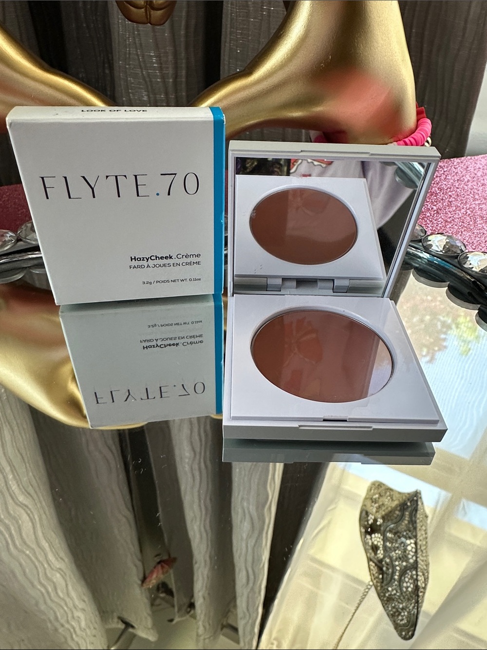 HazyCheek Crème Blush — Warm Brown Shade